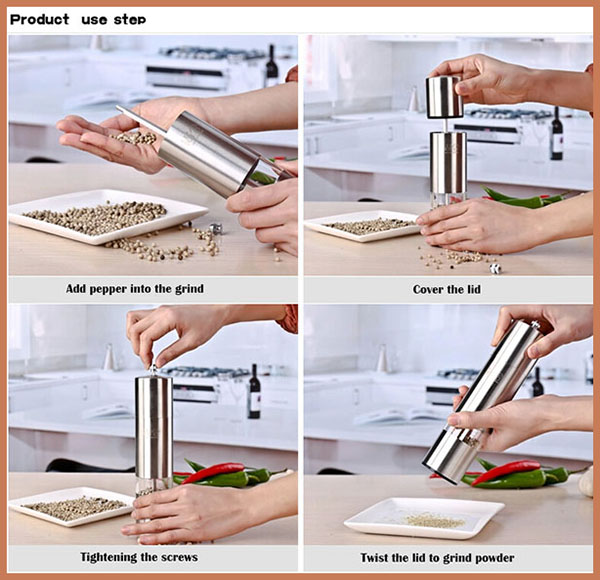 china goods wholesale electric salt & pepper grinder