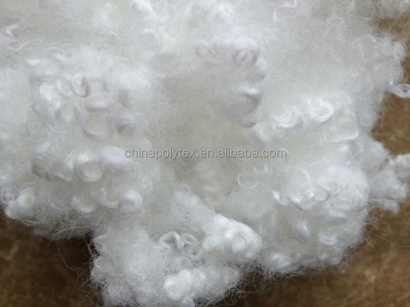 Hcs Polyester Staple Fiber Silicone Or Non-silicon Cotton Stuffing