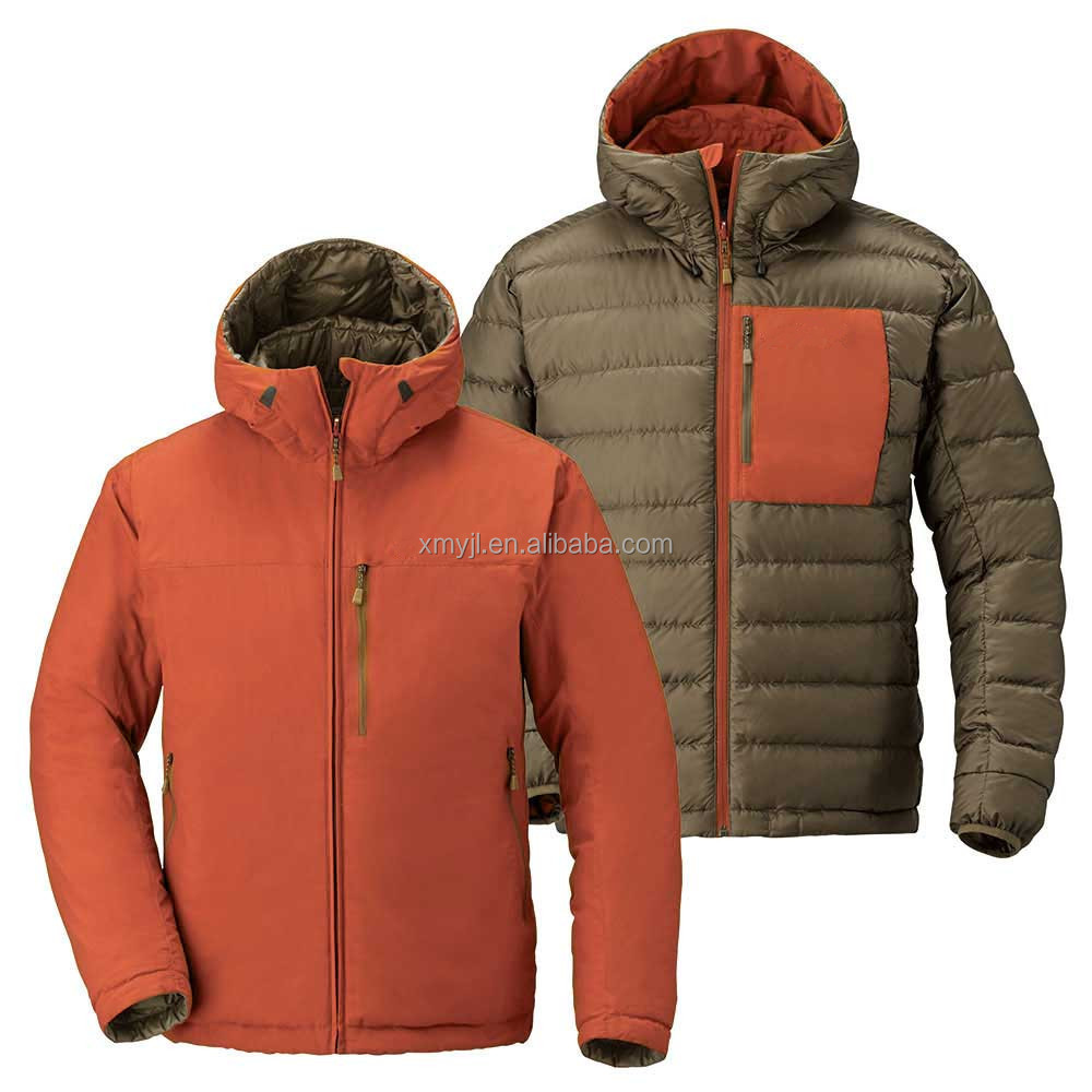高品質なヨーロピアンスタイルの冬のジャケットダウンダブルフェイスykkジッパー付き仕入れ・メーカー・工場