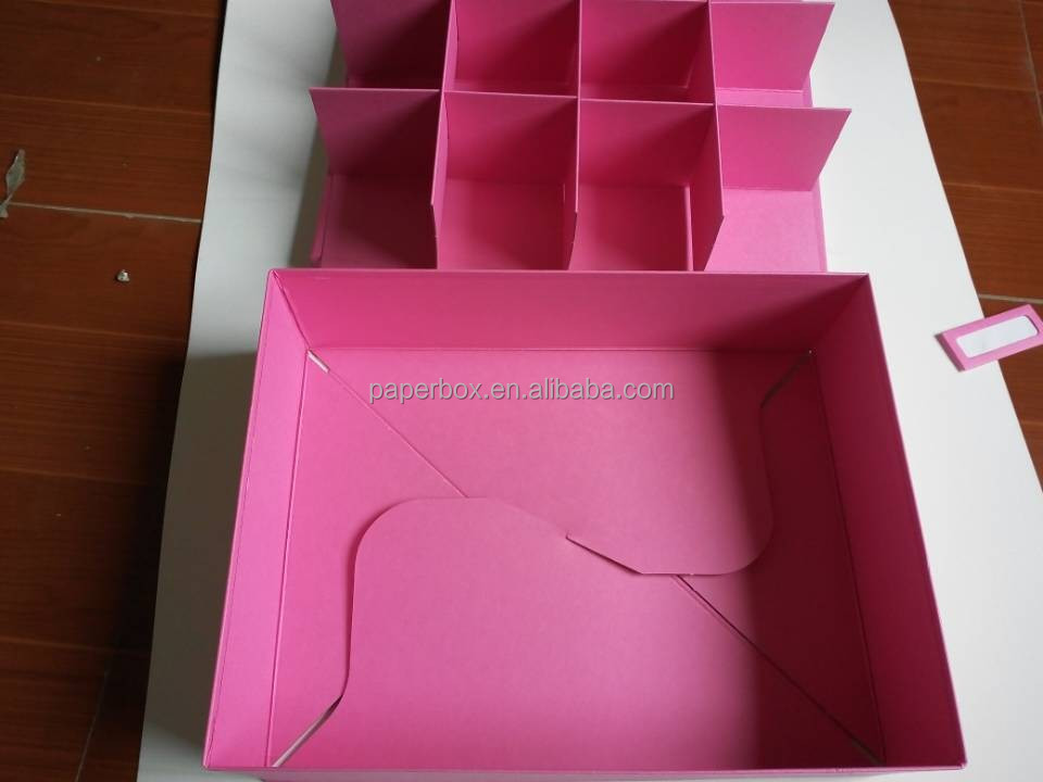 rigid solid paperboard window front magnet box