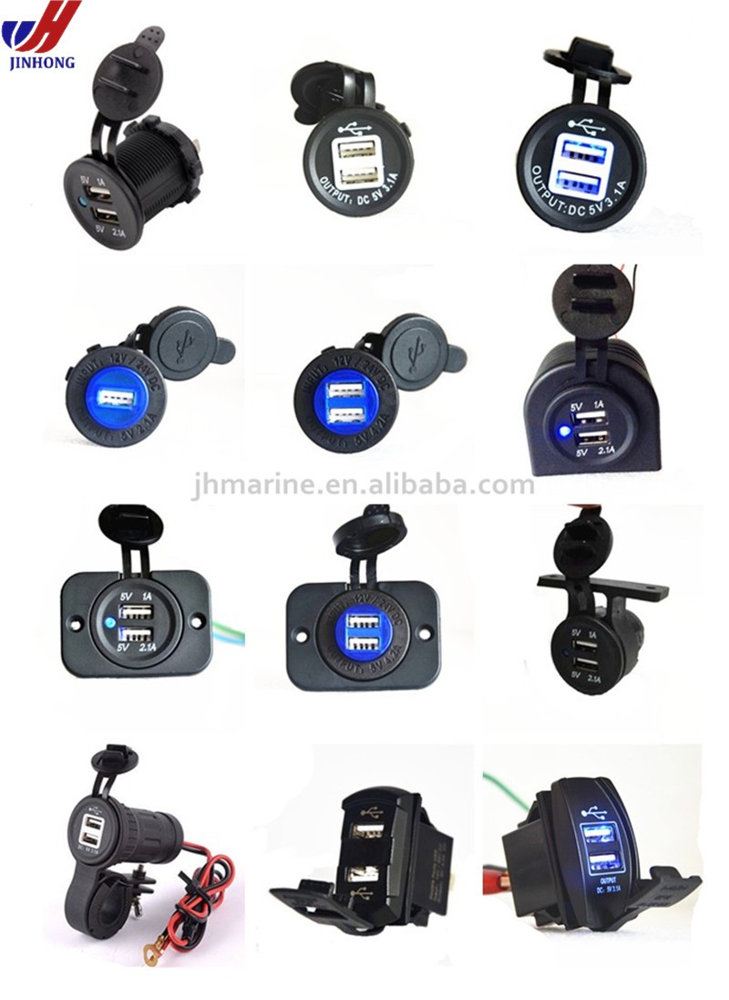 Ul/ce Weatherproof Rv/motorhome/car 12v Usb Power Socket Plug Buy Usb