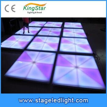 中国安いライトアップのダンスフロアのビデオ1*1m3d効果舞台照明dmxは、 タイルを導いた販売のためのクリスマス装飾的なdjディスコパーティー仕入れ・メーカー・工場