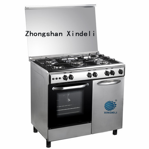 Equipement de cuisine commercial 90cm 4 brûleurs cuisinière gaz avec Four  électrique en acier inoxydable (9G-TQ-4) - Chine Cuisinière à gaz,  cuisinière à gaz