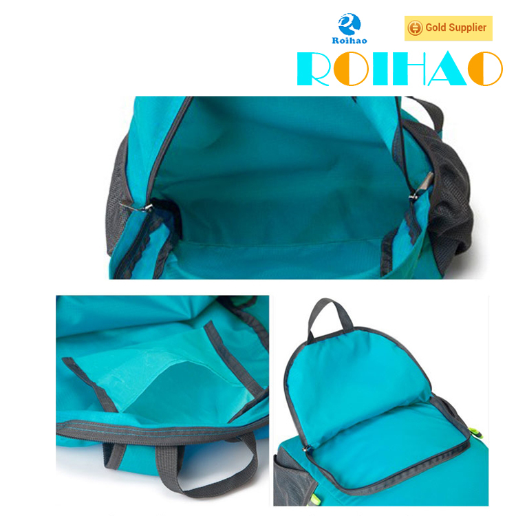 Roihao xiamen china supplier cheap foldable 1 dollar backpack