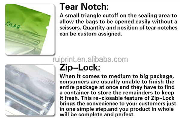 custom hight quality mini ziplock bag