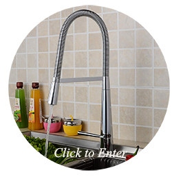 Fyeer Goose Neck Cold Type Stainless Steel Kitchen Sink Tap