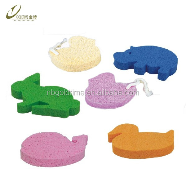 oval shape soft body sponge