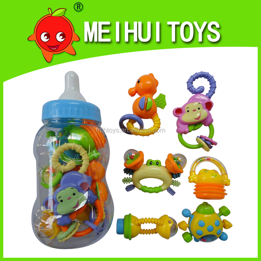 エコ- フレンドリーなプラスチックベビーラトル赤ちゃんのおもちゃ、 プラスチックのおもちゃ問屋・仕入れ・卸・卸売り