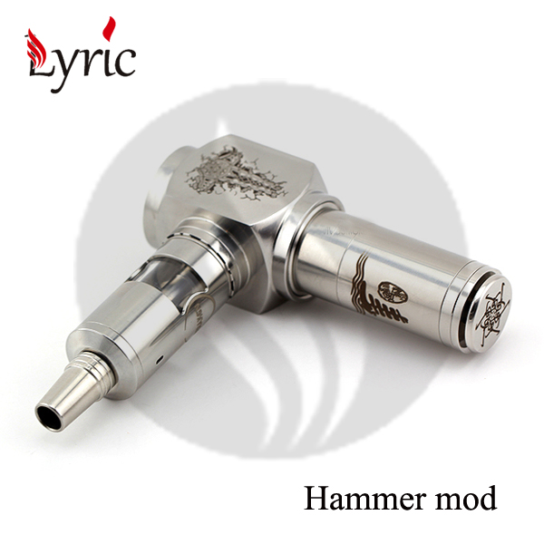 In stock!!! hammer ecig mod, hammer ecig mod with full stainess steel material