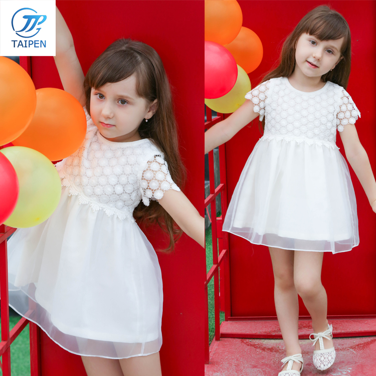 綿100％愛らしい子供たちのノースリーブのドレス夏の子供の女の子の花のドレス仕入れ・メーカー・工場