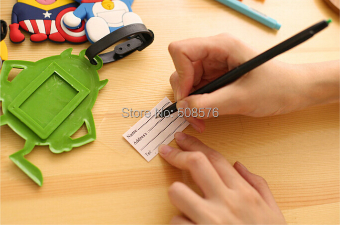 2014 New Cute Cartoon Image Design Travel Name Tag Korea Style