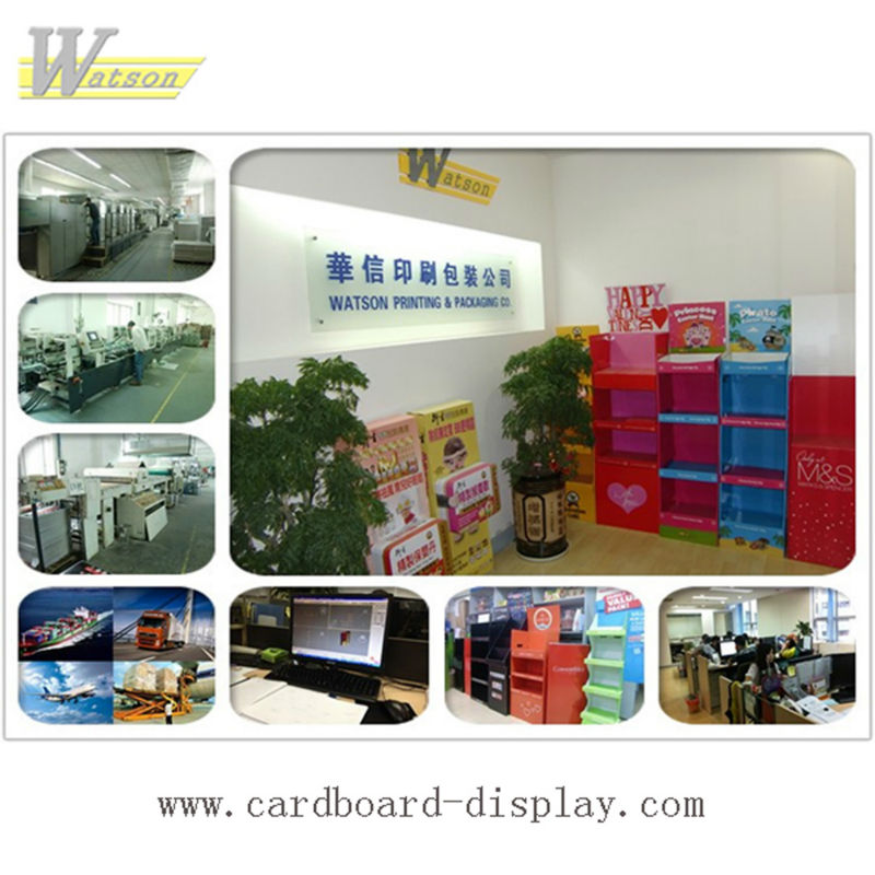 Pretty Chocolate Corrugated Paper Counter Bar Display Box