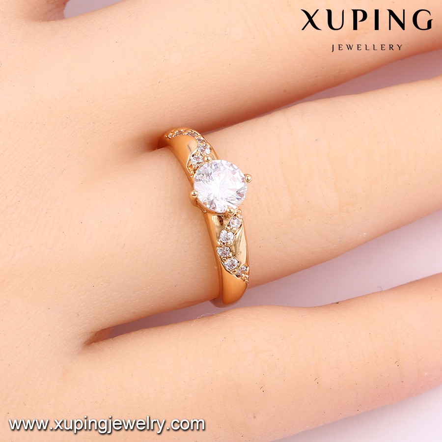 13959 xuping bague de mariage de fian ailles grand diamant