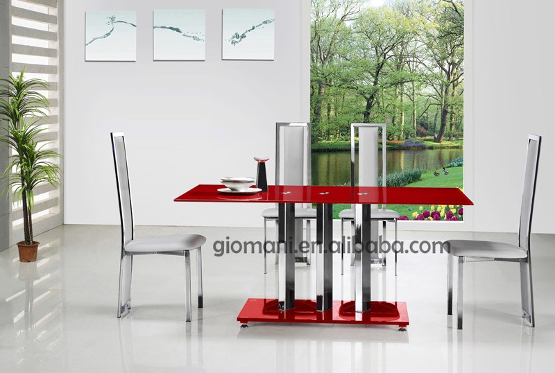 金属ダイニングテーブル家具ステンレス鋼テーブルと椅子セットikea仕入れ・メーカー・工場
