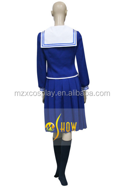カスタムメイドフルーツバスケットさきhanajima青い女の子のコスプレ衣装ハロウィーンパーティーclohing冬制服問屋・仕入れ・卸・卸売り