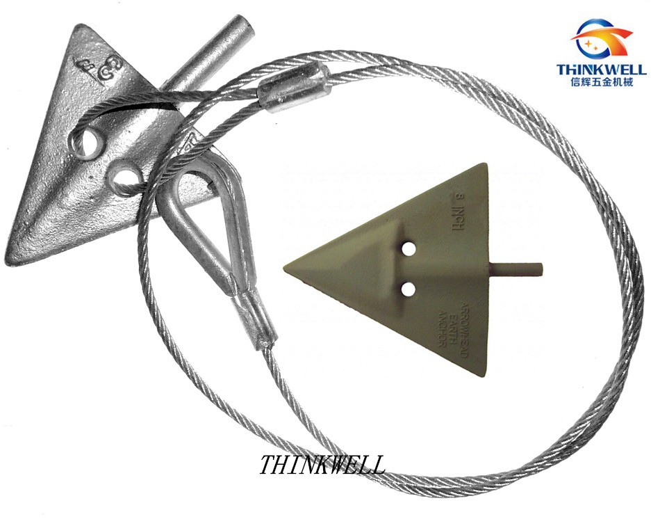 Steel Cable Assembly Arrowhead Ground Anchor Buy Arrowhead