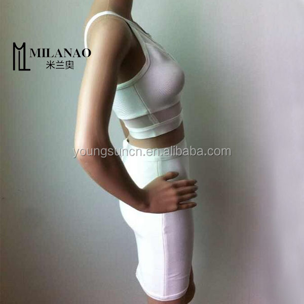 夏の白い包帯ドレスファッションbodycon2個のイブニングドレス仕入れ・メーカー・工場