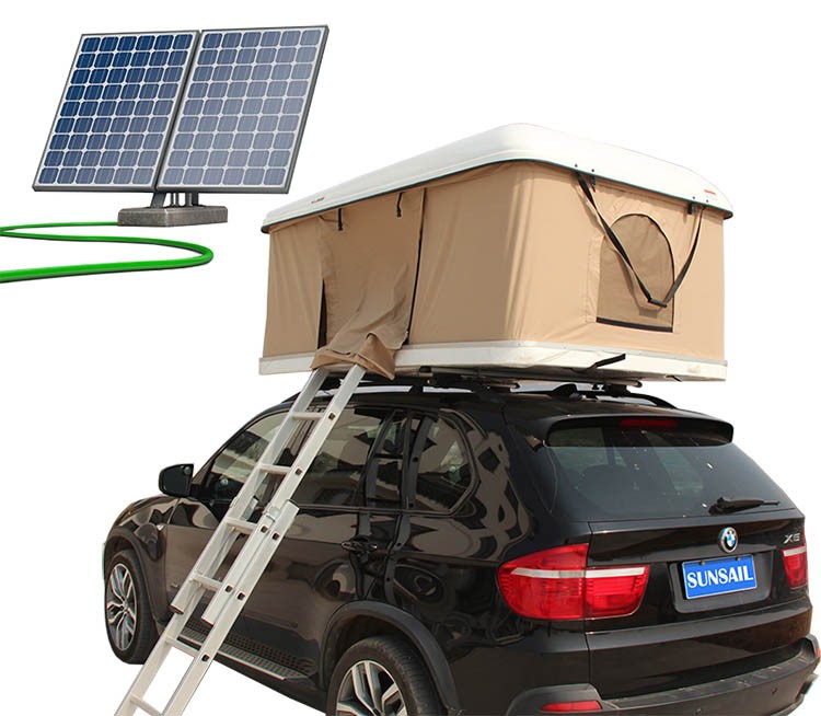 Solar Powered Hardshell Roof Top Tent Buy Solar Powered Hardshell
