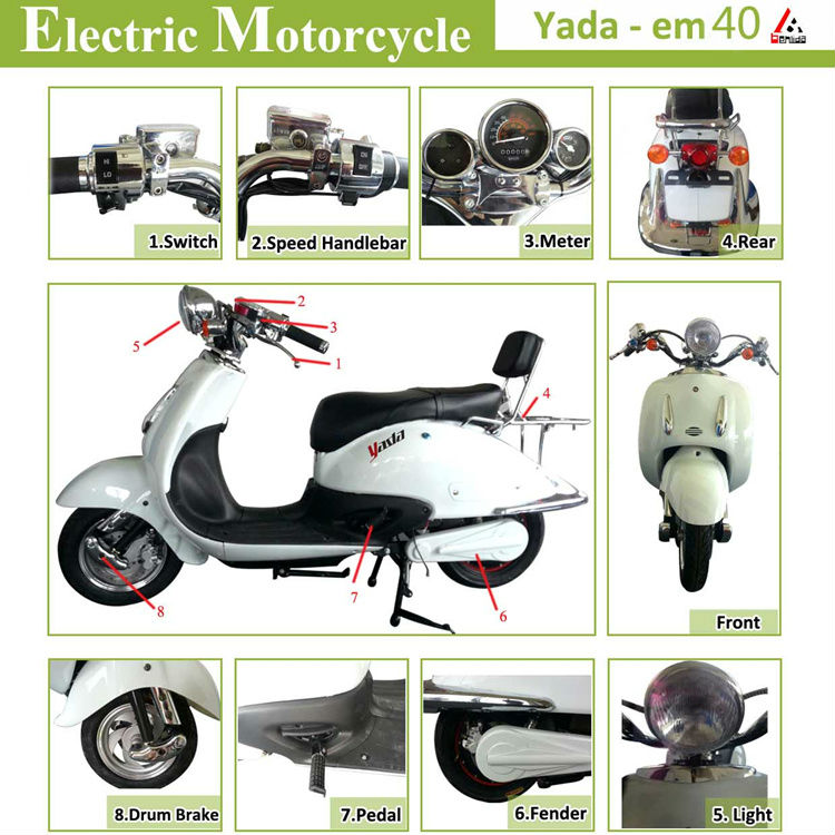 電力電気スクーターの範囲2000w60v80km6- 8アワー電気スクーターの充電時間問屋・仕入れ・卸・卸売り