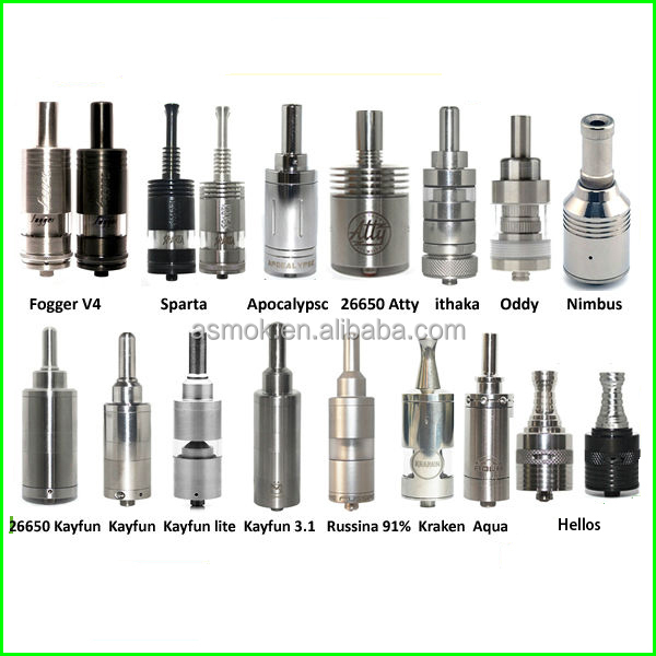 new ecig mod ares with 28mm Fogger big atomizer vaporizer