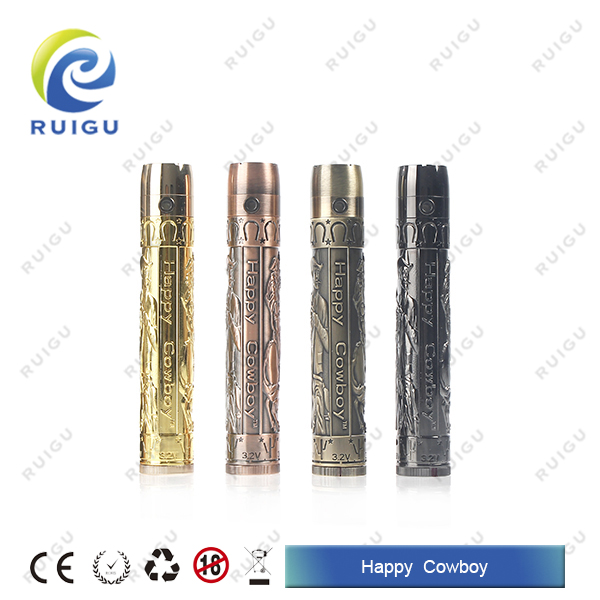 High Capacity Ego Thread 2200mah Happy Cowboy Trademark Battery