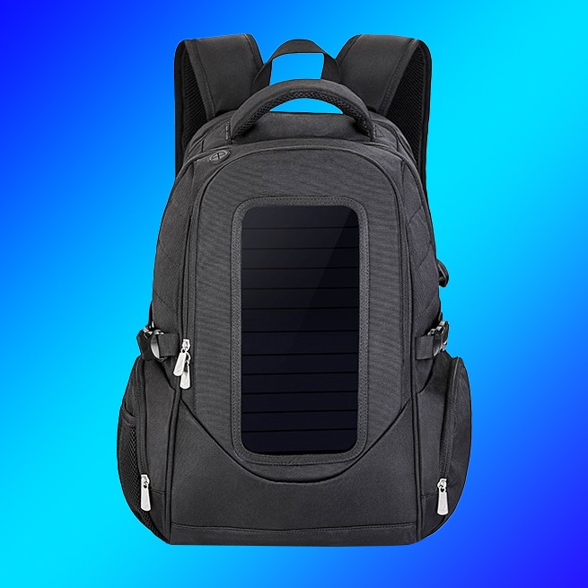 Soft And Portable Sunpower Solar Backpack,Solar Bag With Solar Charger