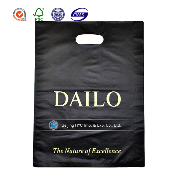 中国ダイカットハンドルcustomedldpeプラスチックギフトバッグカスタム印刷されたロゴは、 レジ袋を印刷問屋・仕入れ・卸・卸売り