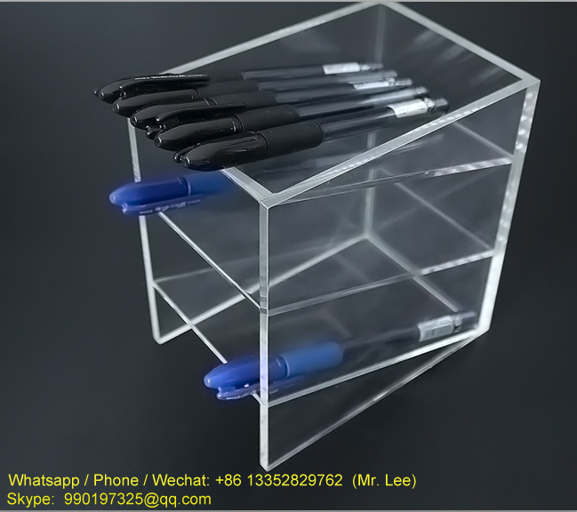 Cheap 3 tiers clear acrylic pencil display case (1).png