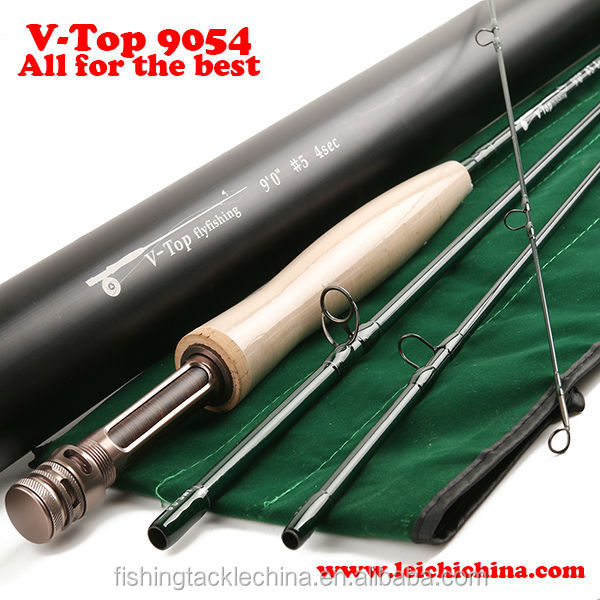 韓国炭素9フィート5wt4pc塩水のフライフィッシングロッド問屋・仕入れ・卸・卸売り