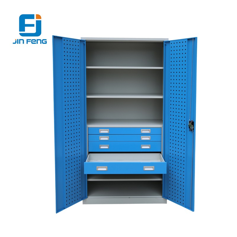 Modern Design Work Bench Used Tool Storage Metal Cabinet With 4