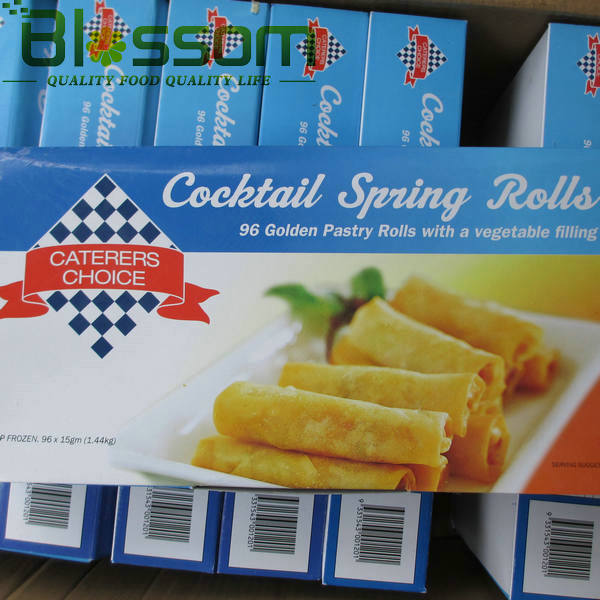 China wholesale hight quality snacks 2014 new product frozen spring roll