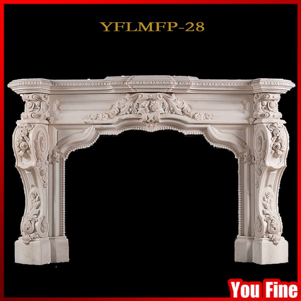 Luxury Electric Fireplace Mantel/pink Marble Fireplace Buy Pink