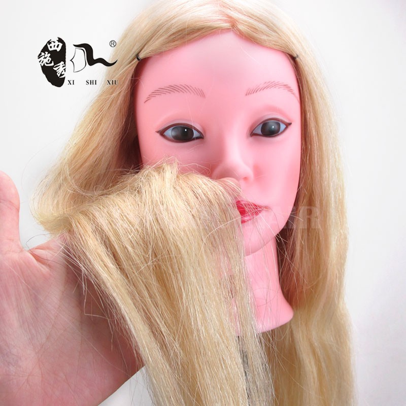 高品質卸売価格インドの髪マネキンヘッド用美容師スタイリングヘッド仕入れ・メーカー・工場