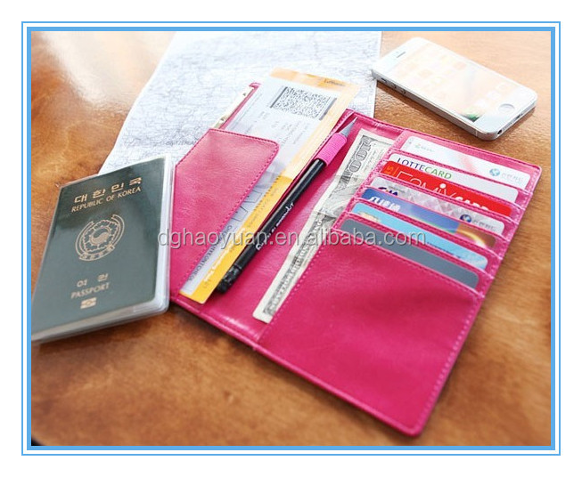 カスタム革のパスポートカードホルダー、 卸売男性の革のパスポートカバー仕入れ・メーカー・工場