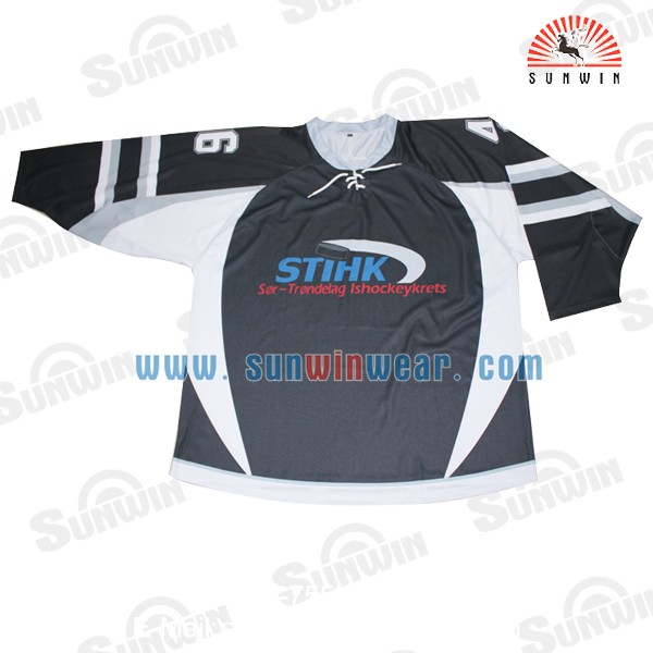 goalie cut custom sublimated ice hockey jersey wholesale