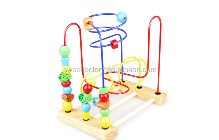 wood stringing beads