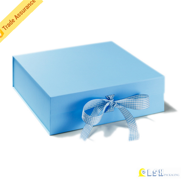 Black Matte Closure Gift Packaging Folding Paper Shoe Box