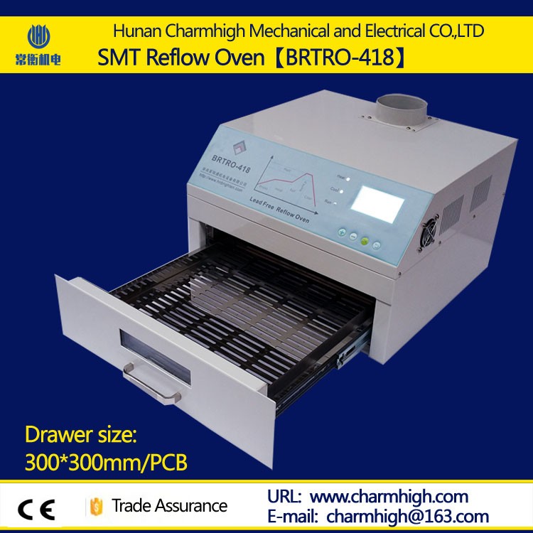 Discount 2500w Mini Reflow Oven Brtro420 300*300mm Hot Air / Infrared