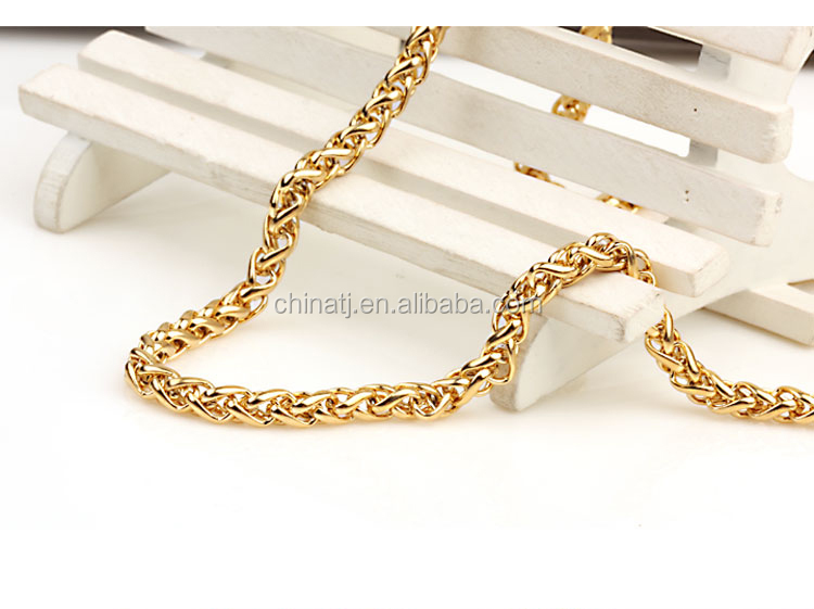 >>>>silver and gold chains necklace for men women stainless