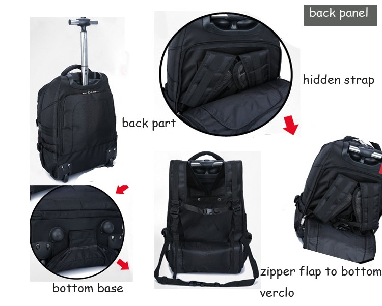 trolley bag with shoulder strap