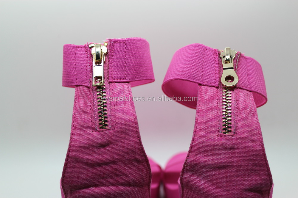 石の色ウェッジサンダル2015最新のデザインのファッションの女性の靴エヴァの靴安い仕入れ・メーカー・工場