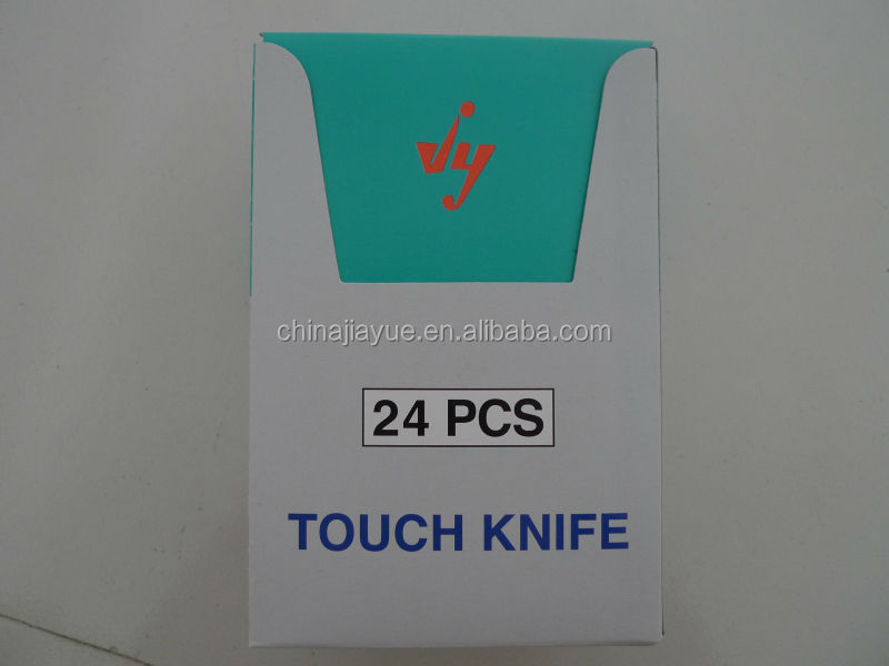 ファッション熱い販売の中国2014年ナイフの安全カッターナイフ工場出荷時のプラスチックナイフ問屋・仕入れ・卸・卸売り