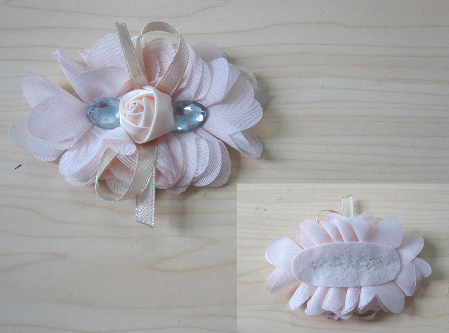 alibabaの熱い販売の高いqulitydecorativce安いシフォン生地シフォン髪の花のための結婚式の花の布問屋・仕入れ・卸・卸売り