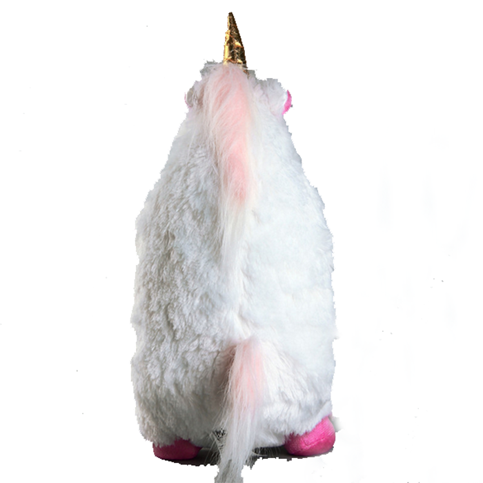 white unicorn soft toy