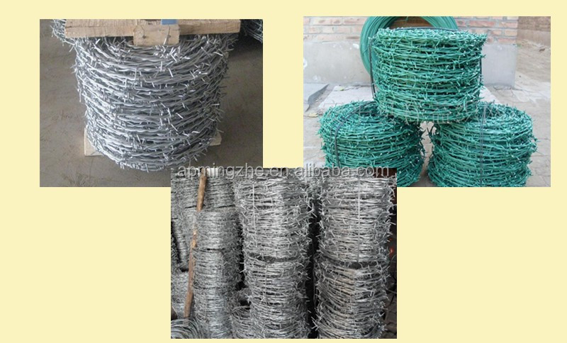 2015 hot sale barbed wire for campo fence with fa