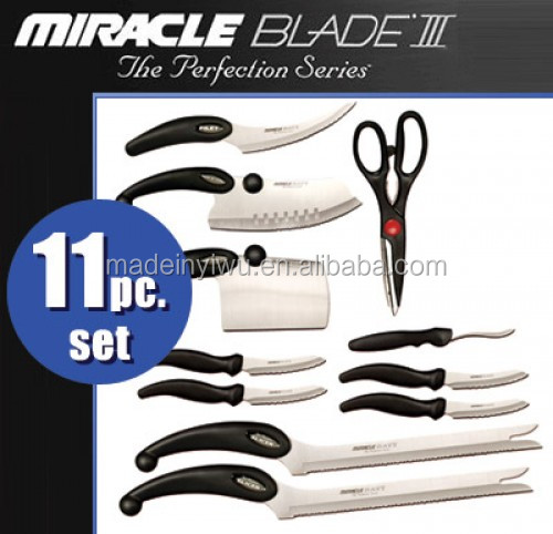 奇跡のブレードナイフlll完璧シリーズ11pc。 セット問屋・仕入れ・卸・卸売り