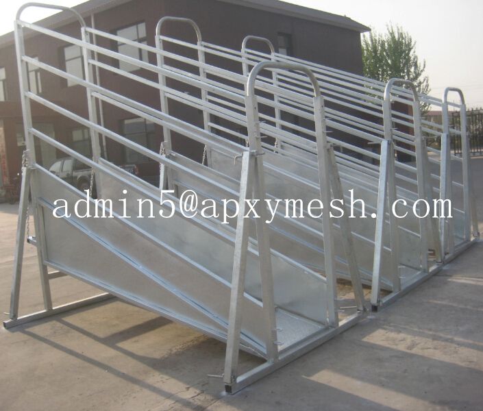 Hot DIP Galvanized Cattle Loading Ramps