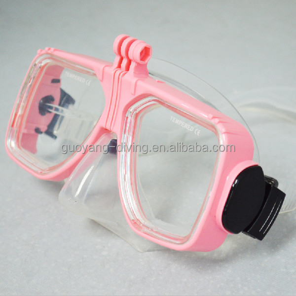 新しい高品質のプロのoem2015goproスキューバダイビング用マスクシリコーンシュノーケリングアクションカメラgopro卸売仕入れ・メーカー・工場