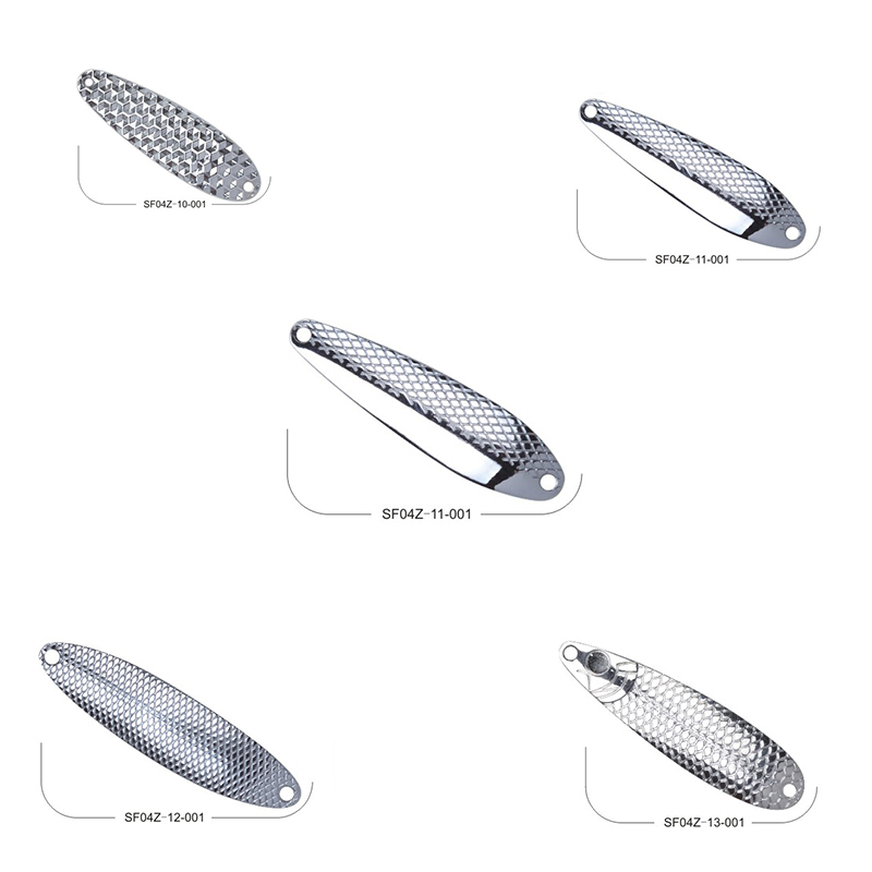 A Diversity Of Colourful And Practical Silver Fishing Spoon Blanks