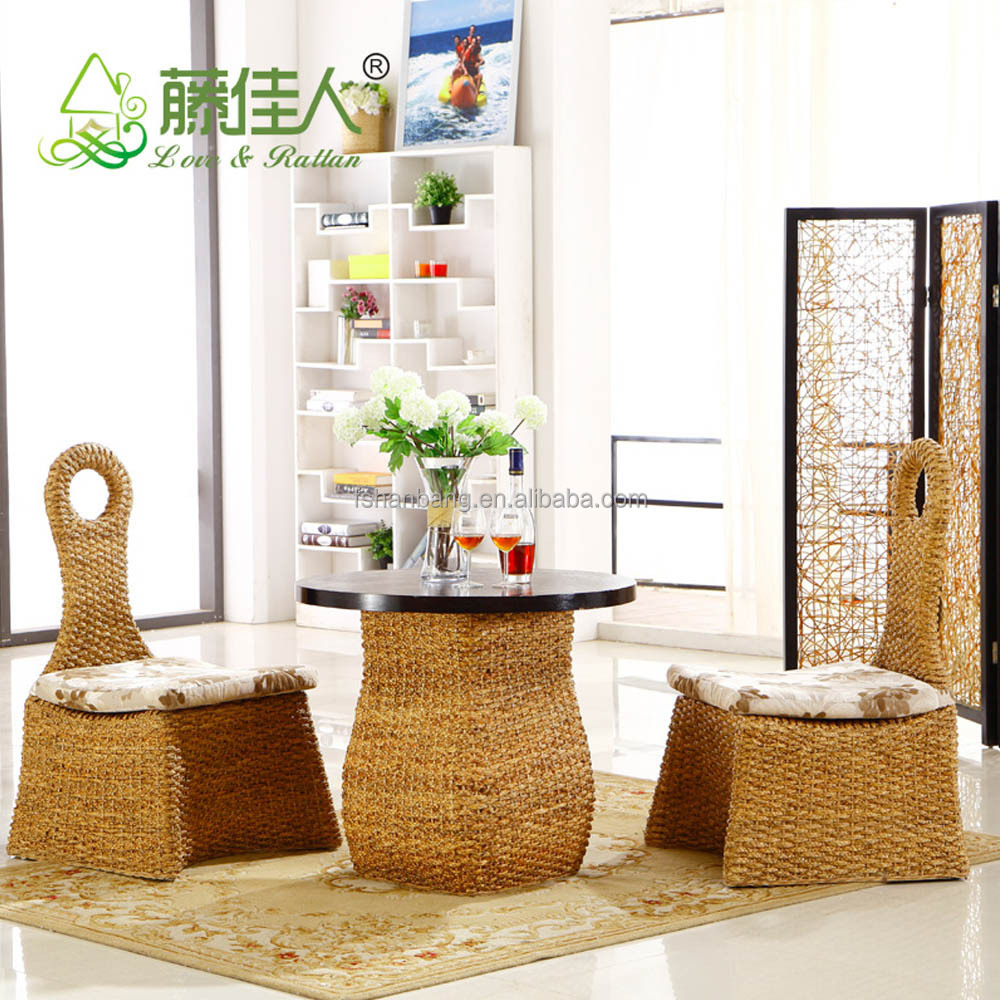 2015 Stylish Multifunctional Storage Wooden and Glass Coffee Table and Stools